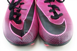 Nike Youth Girls Shoes Size 2 M Pink Cleats Synthetic - $21.78