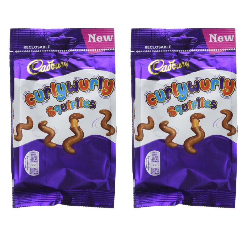 Cadbury Curly Wurly Squirlies Bag 110G X 2 - $20.21