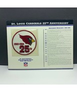 Willabee Ward anniversary patch badge emblem NFL 25th St Louis Cardinals... - £13.97 GBP