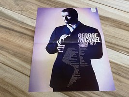 George Michael teen magazine poster clipping Centerfold Jesus to a child - $3.50