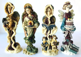 4 Boyds Folkstone Angel Figurines Abigail Lumina Serafina Beatrice in Boxes - £18.97 GBP