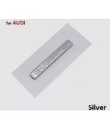 A Pair of 2 Silver quattro emblem 73mm Concave letters - $26.99