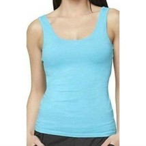 Womens Tank Top Junior Girls Nicki Minaj Blue Crossover Back Shirt-size M - £5.44 GBP