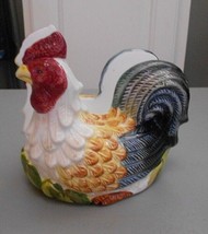 Ceramic Rooster Napkin Holder Jay Imports - Vintage Farm House/Rustic, C... - $24.90