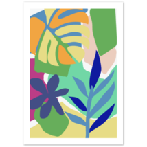 Colorful Tropical Botanical Poster 02 - £14.34 GBP+
