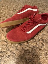 Vans Old Skool Low Pro Blood Red/Gum Men Sneakers!!(10.5) - $66.46