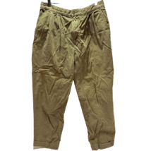 Gap Pleated Pants Mens Size 34x30 Khaki Cotton Style 112161-01-1 Baggy Vintage - £14.24 GBP