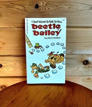 Beetle Bailey I Just Want to Talk to You 1977 Vintage Comic PB - £9.55 GBP