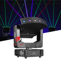 6 Eyes Rgb Laser Moving Head Light Infinite Rotation Bar Club Stage Effe... - $510.85