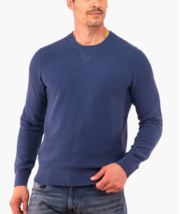 Michael Kors Men&#39;s Regular-Fit Solid Sweater in Denim Blue-Size 3XL - $29.88