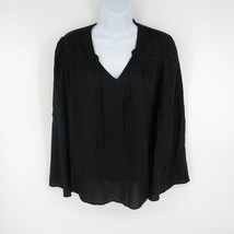 Jessica Simpson Leslie Boho Black Small Top Shirt NWT 69.50 - $12.87