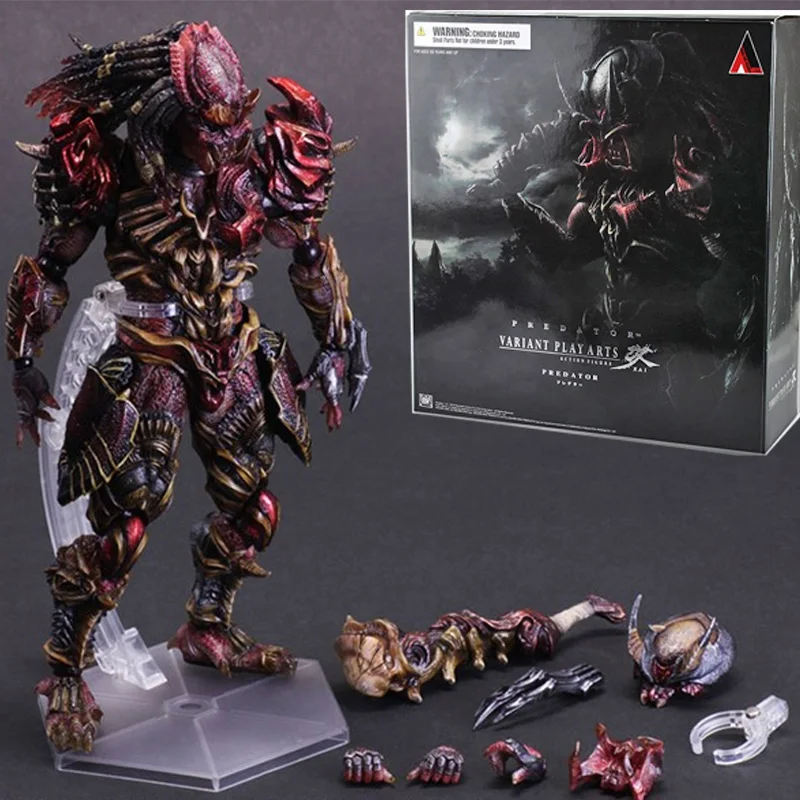 Play Arts Alien VS Predator Scar Predator Action Figure Model Toy Decoration - £58.81 GBP+