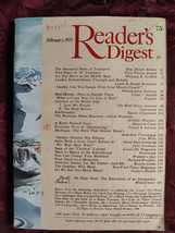 Readers Digest February 1975 Orienteering Colonel Harland Sanders Michigan  - $8.10