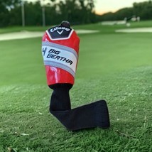 Callaway Big Bertha Hybrid head cover rescue black red fast ship - £6.22 GBP