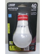 New  Feit Electric Enhance 60-Watt Bright White LED GU24 Twist Lock Base... - £6.68 GBP