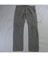 True Religion 36 x 34 Rocco Tailored Overdye Twill Gray Mens Chino Pants - $49.99
