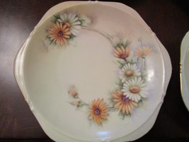 Hermann Ohme Silesia Antique 1890&#39;s 5 Plates, Floral, 8&quot; Signed E.HOHLSON[#77] - £251.30 GBP