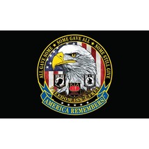 Patriotic America Remembers Bald Eagle Flag (3ft x 5ft) - £12.91 GBP