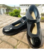 $212 Drew Rose Womens Mary Jane Adjustable Strap Shoe 8.5WW Black Patent... - $1,063.73 MXN