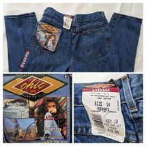 1990 CHIC 14 AVG Classique Femmes Coton Mom Jeans Bleu Coton USA 29 x 30... - $1,022.18 MXN