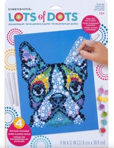 Dimensions &quot;Lots of Dots&quot; Dot Painting Kit, Colorful Dog, Age 12+ - £15.12 GBP
