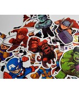 50pc Mixed Super Hero Stickers for Skateboard/Luggage/Laptop flask Glossy - £7.24 GBP