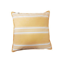 LEXINGTON Cushion Icons Striped Pillow Cotton Yellow Size 20&quot; X 20&quot; 211610120 - £47.83 GBP