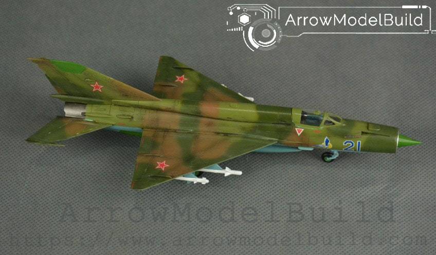 Primary image for ArrowModelBuild MiG-21 Mig-21 Fish Nest Fighter Built & Painted 1/72 Model Kit