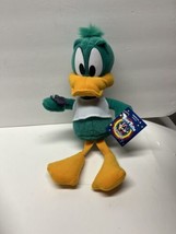Vintage 1990 Applause Tiny Toon Adventures Plucky Duck Plush With Tags N... - $29.69