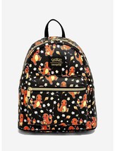 Loungefly Pokemon Charmander All Over Placement  Daisy Pattern Bag Mini Backpack - £39.08 GBP