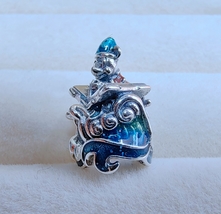 2024 Exclusive 925 Silver Disney Parks Sorcerer Mickey Mouse Apprentice Charm  - £15.34 GBP