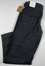 Ellen Tracy Pants Size 6 Betty Slim Ankle Women&#39;s Black Floral Straight Fit - £19.63 GBP