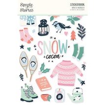 Simple Stories Sticker Book 12/Sheets-Winter Wonder - £21.18 GBP