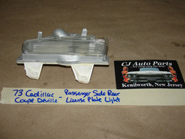 Oem 73 Cadillac Coupe Deville Right Passenger Side Rear License Plate Light Lens - £31.15 GBP