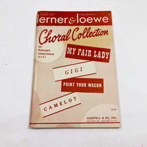 Choral Collection Sheet Music Book Lerner &amp; Loewe 3 Part Mixed chorus  P... - $12.86