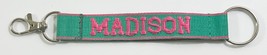 MADISON Personalized Keychain Pink / Green - $9.89