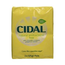 Cidal 250g Natural Antibacterial Soap - Pack of 2  - $12.00