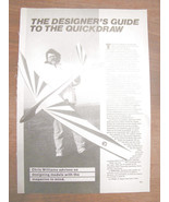 1989 Chris Williams Advisces on Designing Model Airplane Plans-
show ori... - $13.04