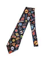 Vtg NBA Logos Mens Tie Necktie Surrey Wallywear Tie Basketball Teams 90s... - £10.44 GBP