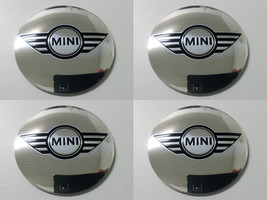 Mini 13 - Set of 4 Metal Stickers for Wheel Center Caps Logo Badges Rims  - £20.02 GBP+