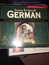 Learn To Speak German Version 8.0 CD-Rare Vintage-SHIPS N 24 Hours - £23.18 GBP