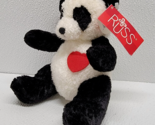 Russ Berrie Love Panda Heart Plush Valentines Day - New! - £15.25 GBP