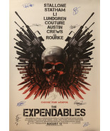 The Expendables Signed Movie Poster - $180.00