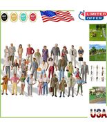 30 Pack O Scale People Figures - Essential Props for Model Train Enthusi... - $701.41 MXN