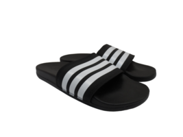 adidas Men&#39;s Adilette Comfort Slide Sandals AP9971 Black/White Size 9M - $28.49