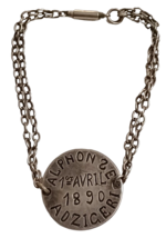 WWI Id Bracciale Detto Alphonse Adzigeri Bracciale Verviers Liege 1890 N.31781 - $153.87