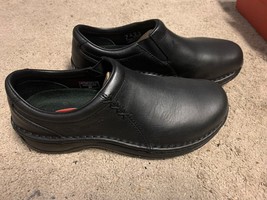 Red Wing Shoes Safety Black Style 2321 Women Size 9 Aluminum Toe Slip On - $49.49