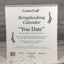 CustomCraft Scrapbooking Calendar Date Your Own Blank - £15.58 GBP
