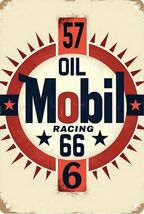 Mobil Exxon Retro Vintage Gas Gasoline Oil Tin Sign 8x12 inches Station Eet - $34.91 CAD