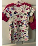 Touched By Nature 3T Organic Cotton Dress &amp; Cardigan Set Pink *NEW* gg1 - $11.99